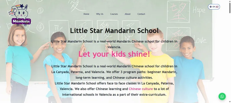 www.littlemandarinstar.com sitio web creado por GoBizIT